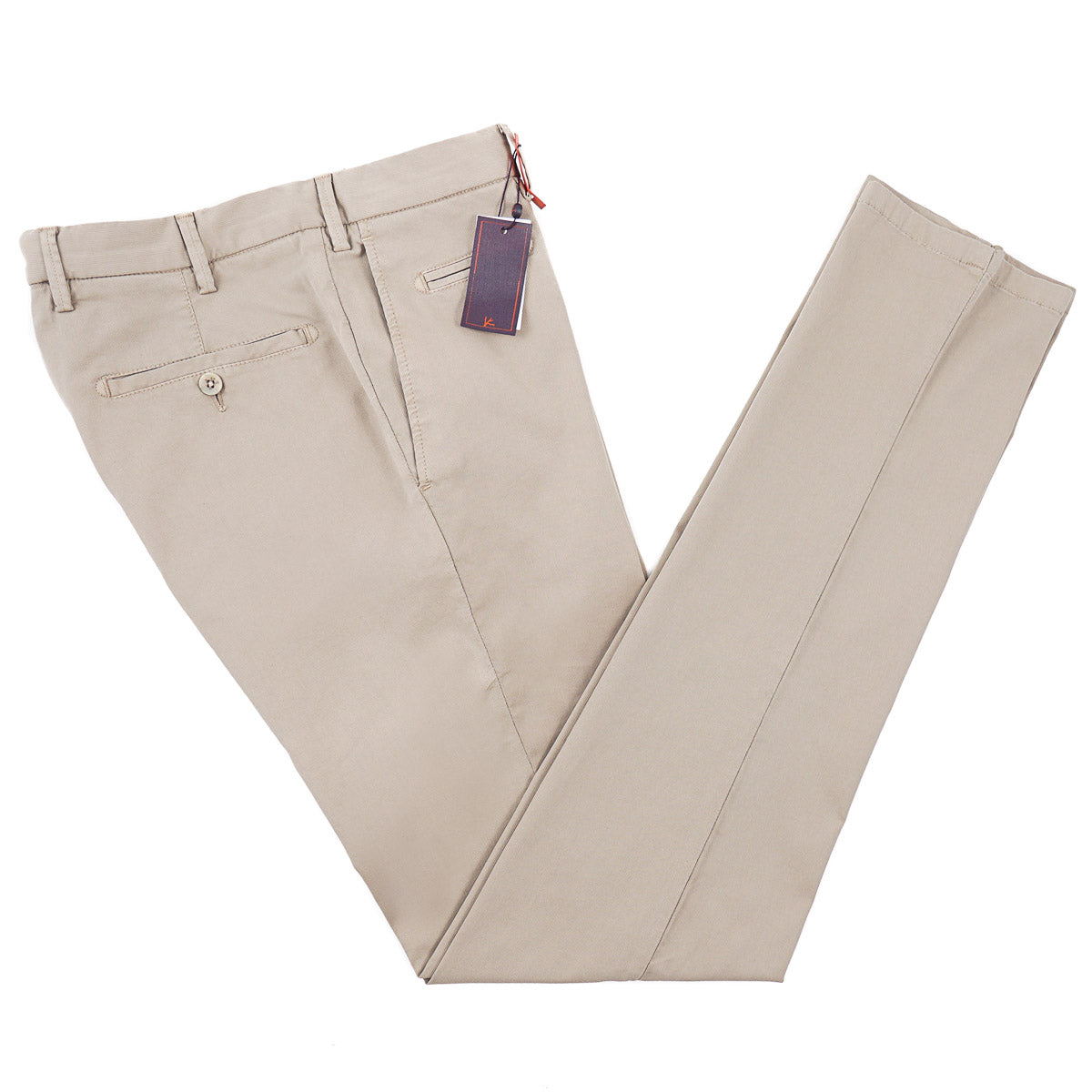 Isaia Slim-Fit Woven Cotton Chinos