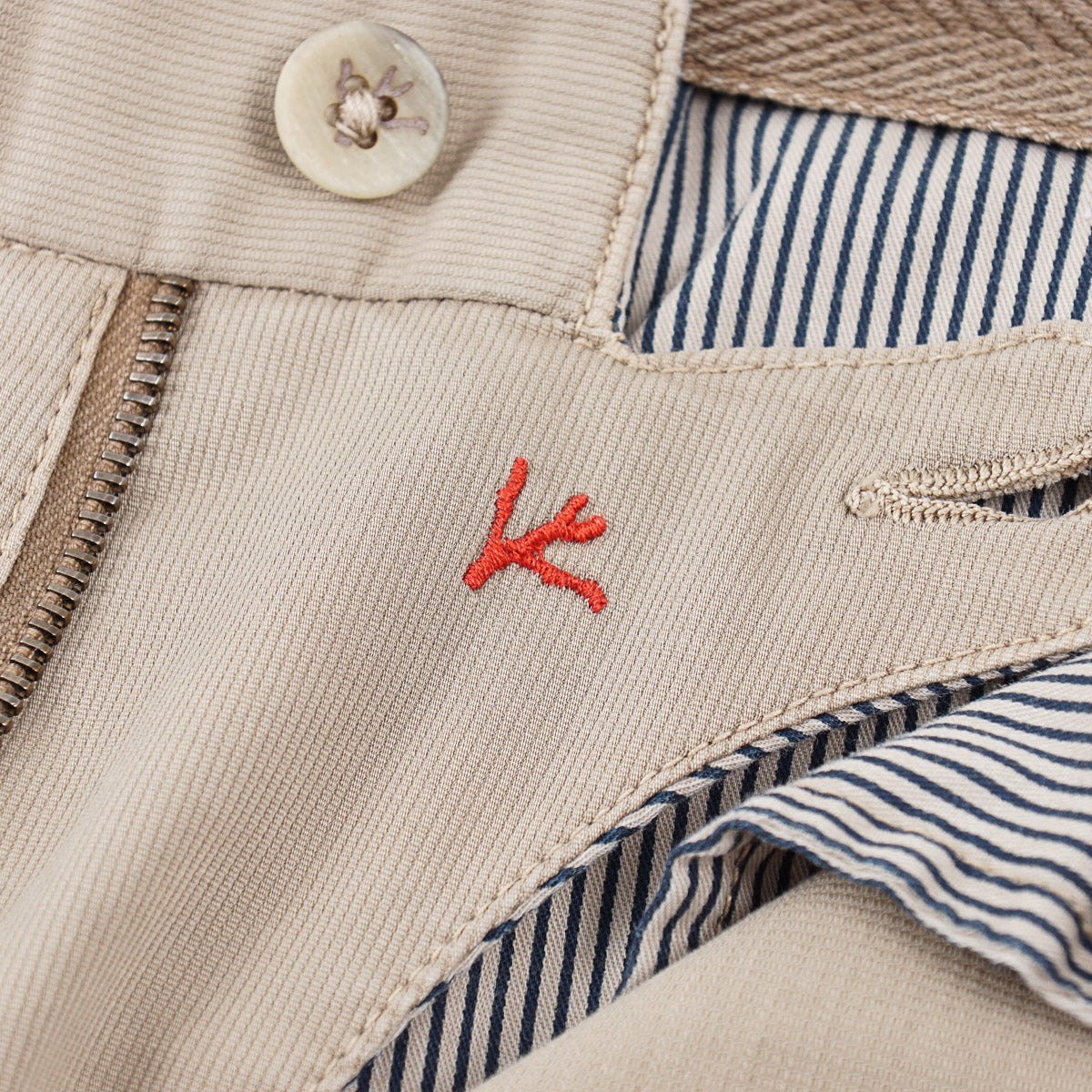 Isaia Slim-Fit Woven Cotton Chinos