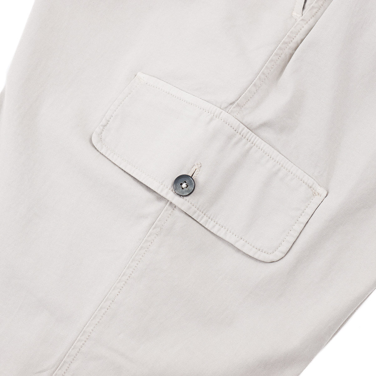 Isaia Cotton Pants with Cargo Pockets