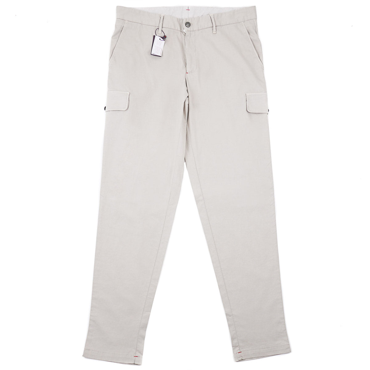 Isaia Cotton Pants with Cargo Pockets