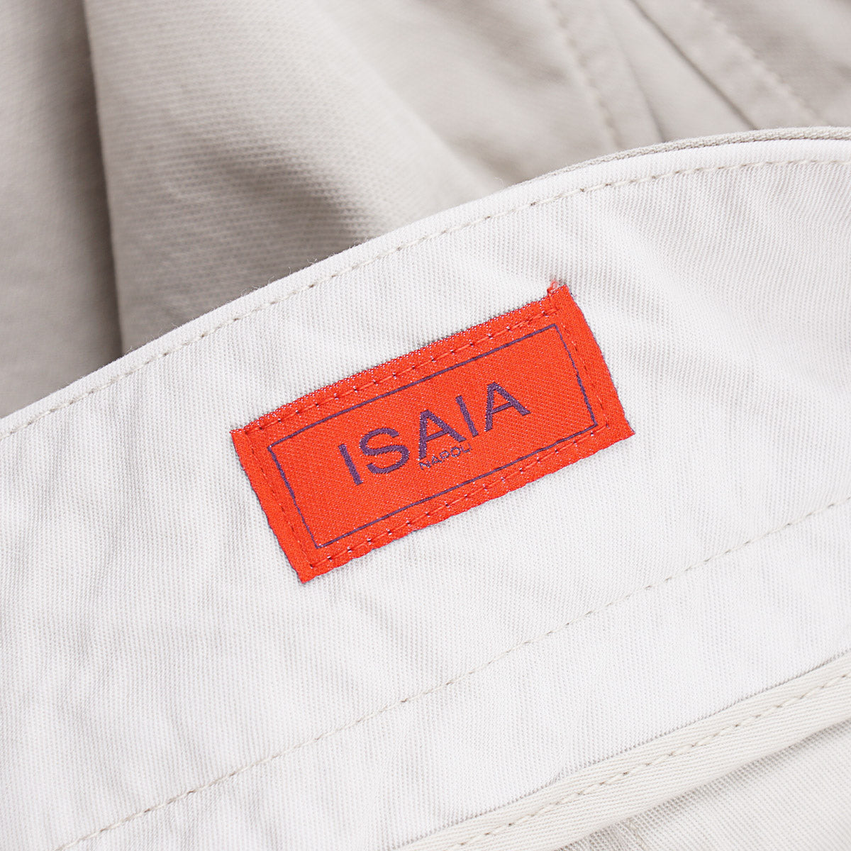 Isaia Cotton Pants with Cargo Pockets