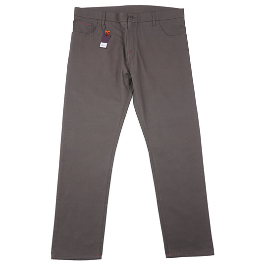 Isaia Twill Cotton 5-Pocket Pants