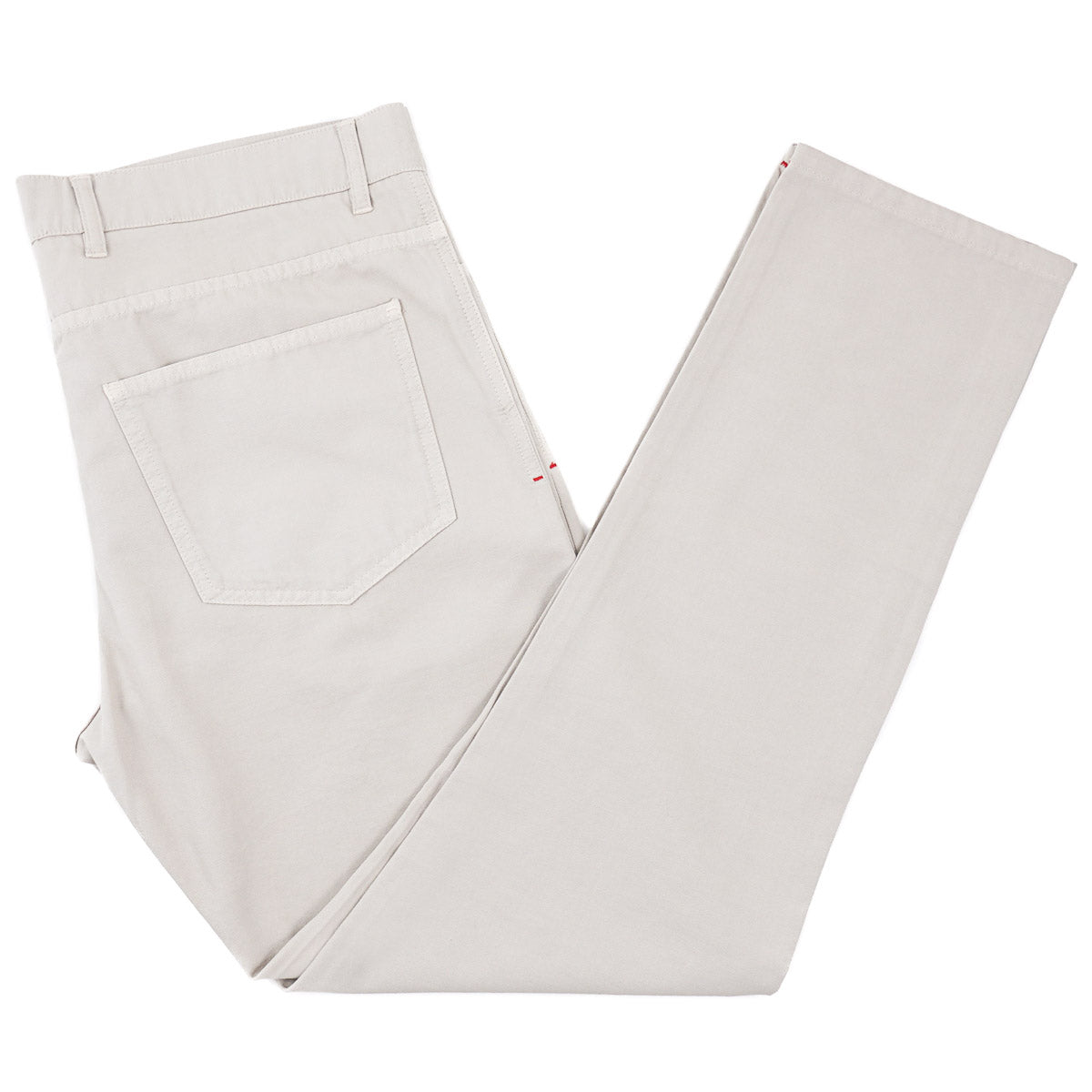 Isaia Woven Cotton 5-Pocket Pants