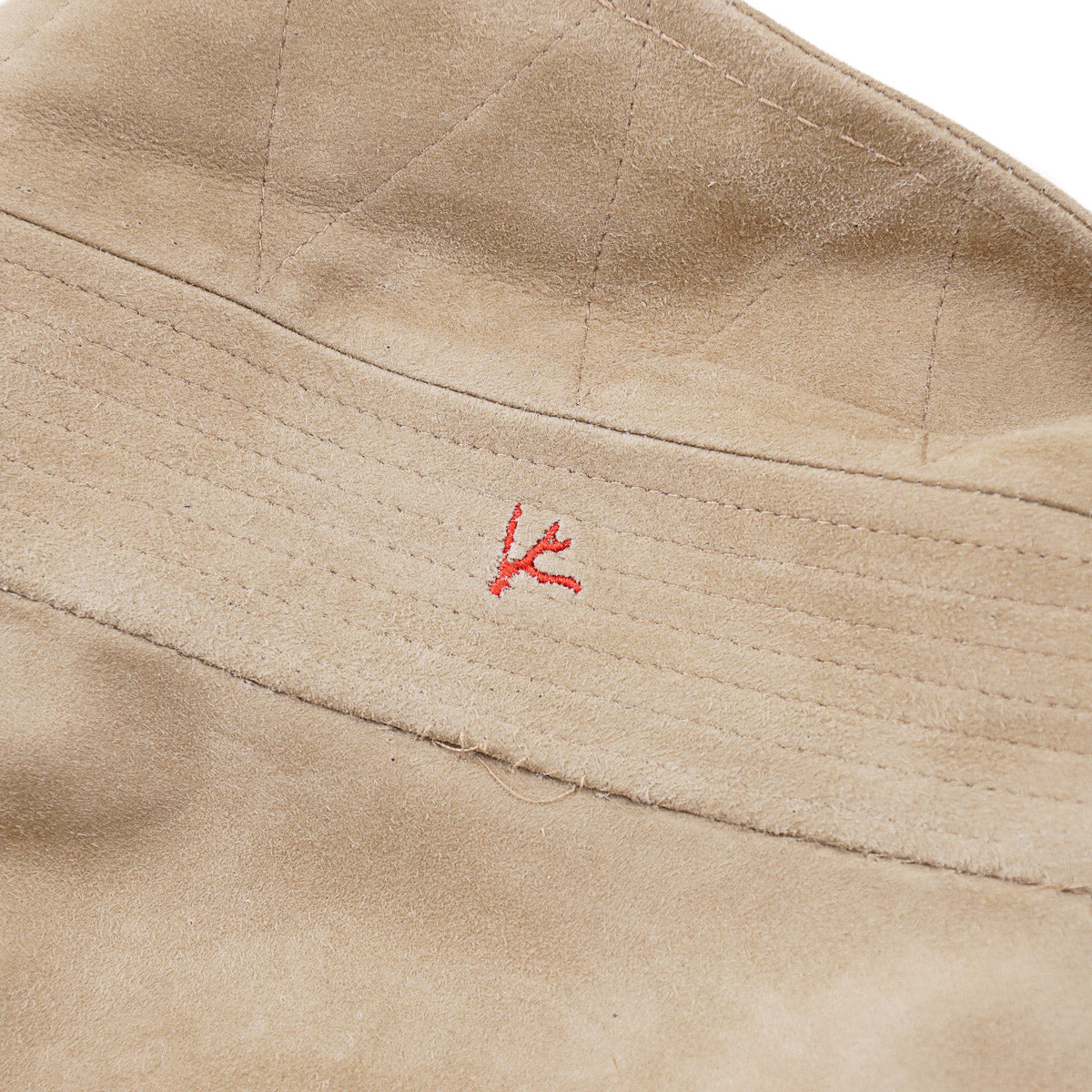 Isaia Lamb Suede Coat with Belt