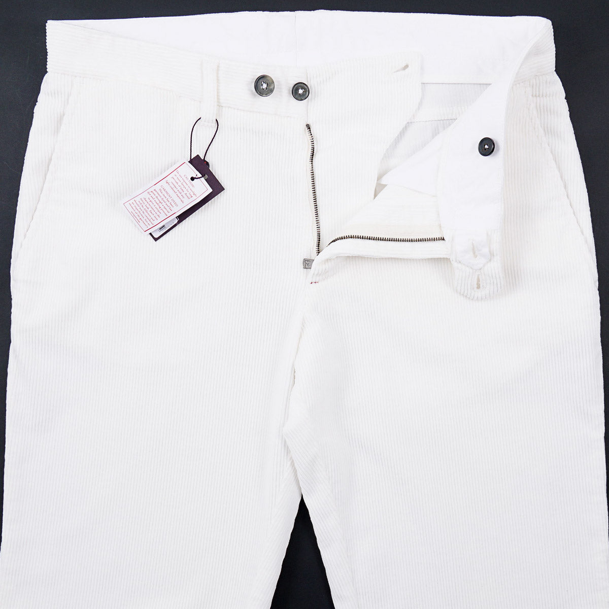 Isaia Soft Corduroy 5-Pocket Pants