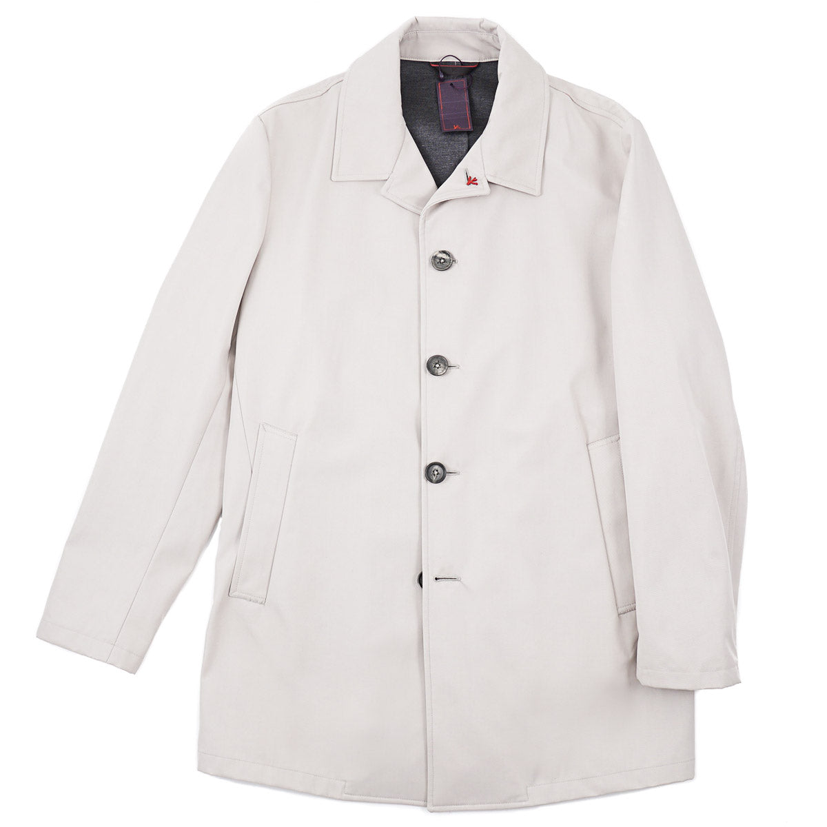 Isaia 'San Gennaro' Cotton-Silk Coat