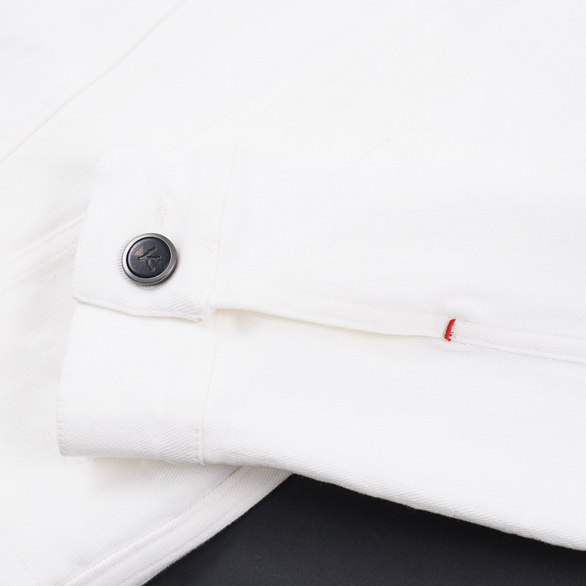 Isaia White Denim Jean Jacket