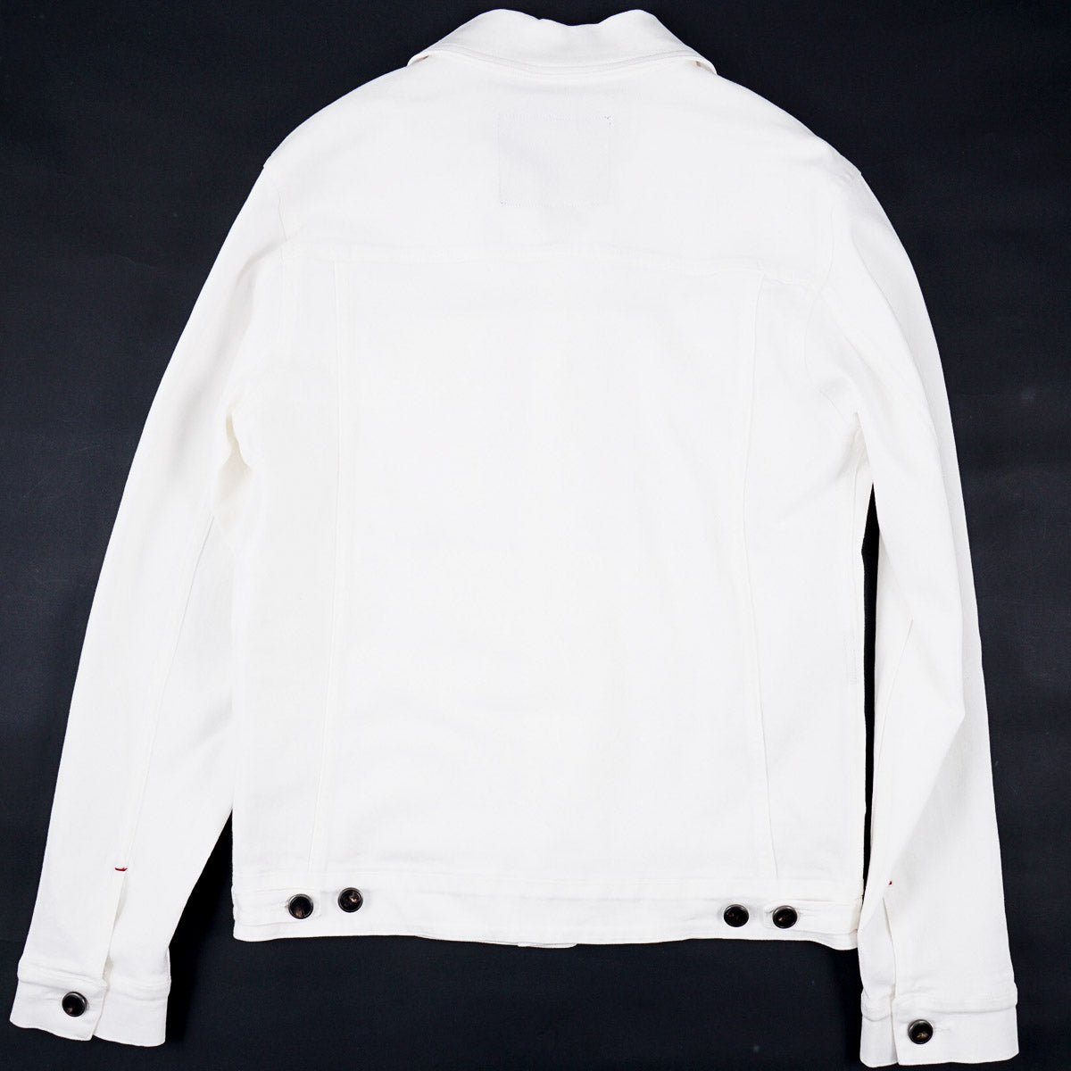 Isaia White Denim Jean Jacket