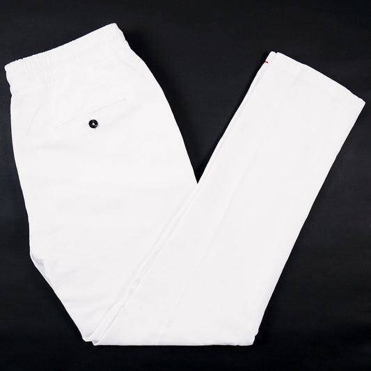 Isaia Cotton-Linen Drawstring Waist Pants - Top Shelf Apparel