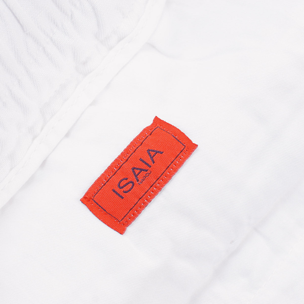 Isaia Cotton-Linen Drawstring Waist Pants