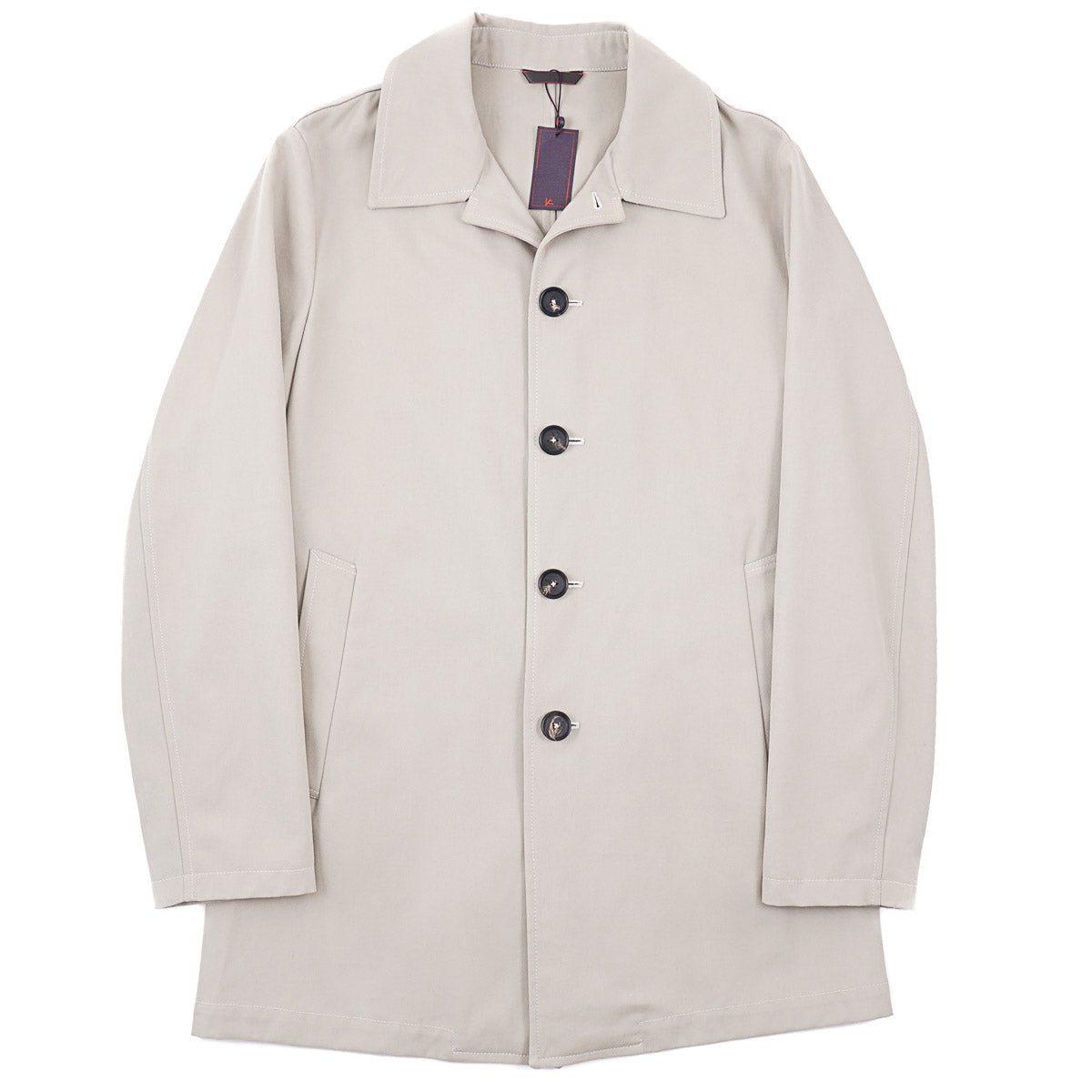 Isaia 'San Gennaro' Cotton-Cashmere Coat