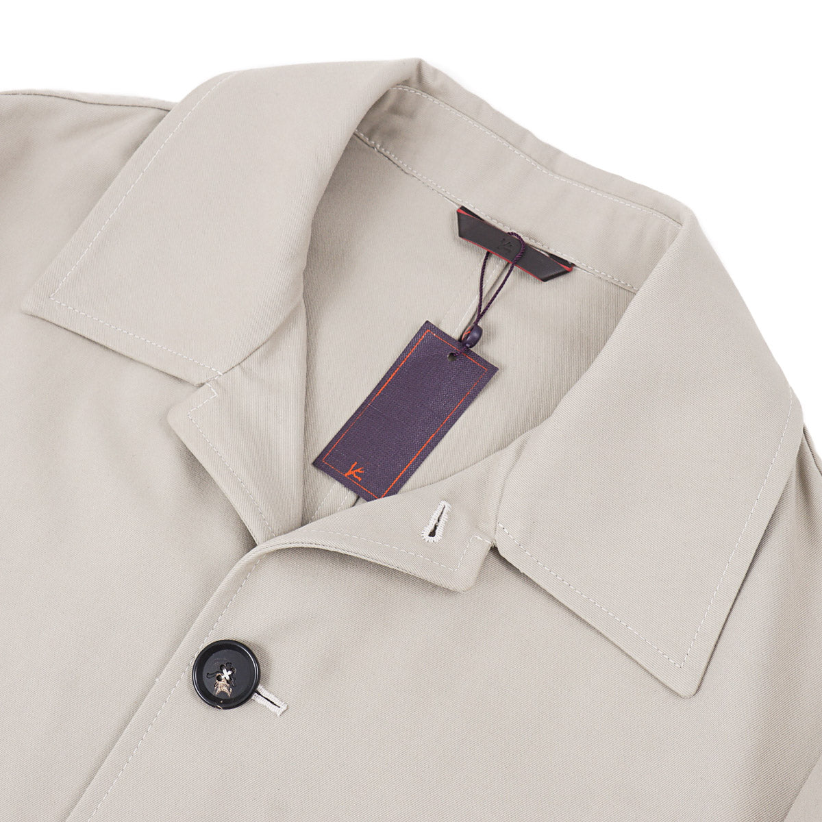 Isaia 'San Gennaro' Cotton-Cashmere Coat