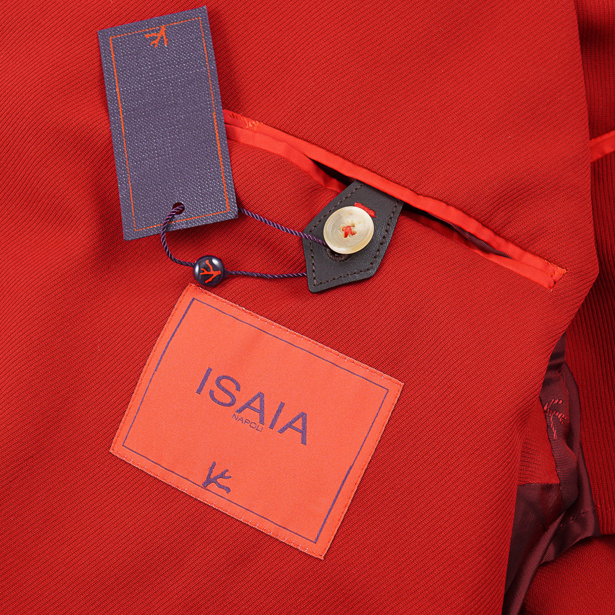 Isaia Midweight Twill Wool Overcoat