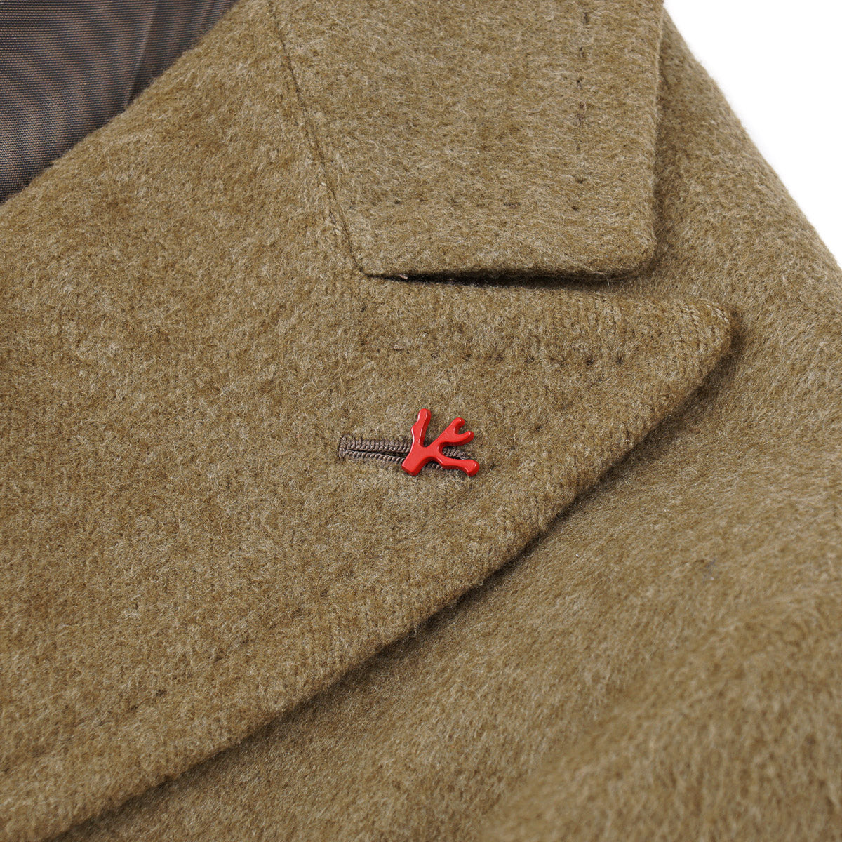 Isaia 'New Marshall' Plush Cashmere Overcoat