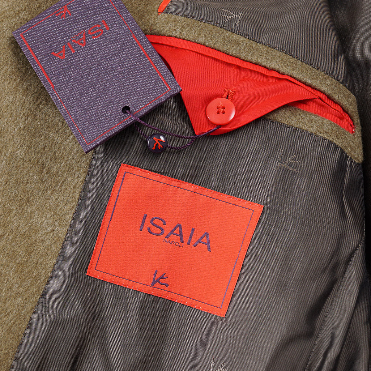 Isaia 'New Marshall' Plush Cashmere Overcoat