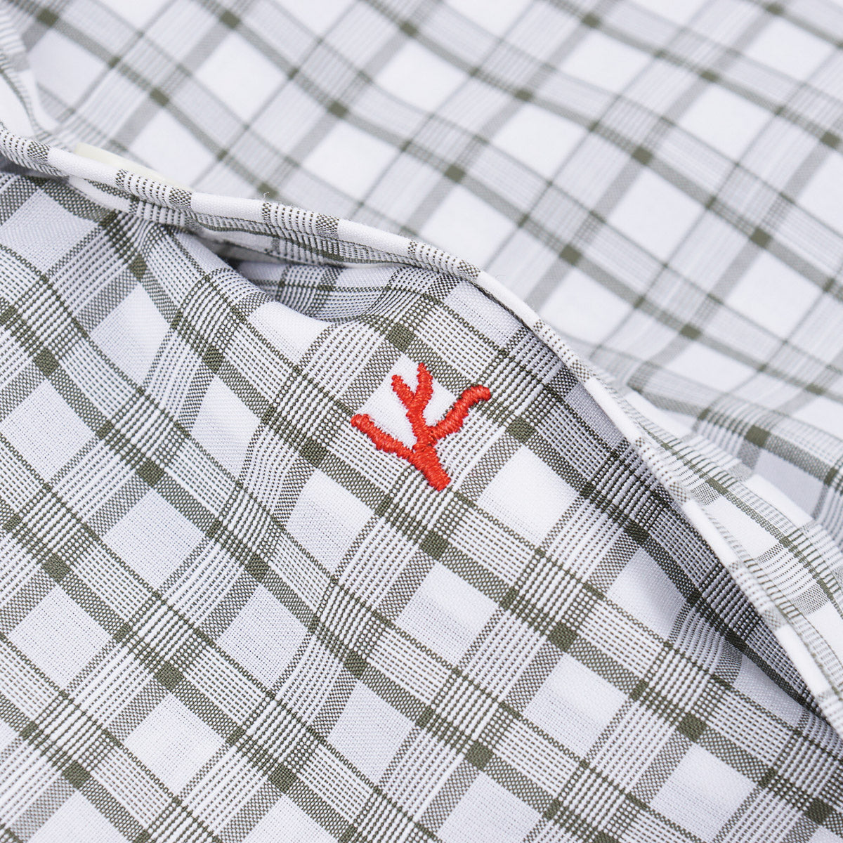 Isaia Short Sleeve Cotton Sport Shirt