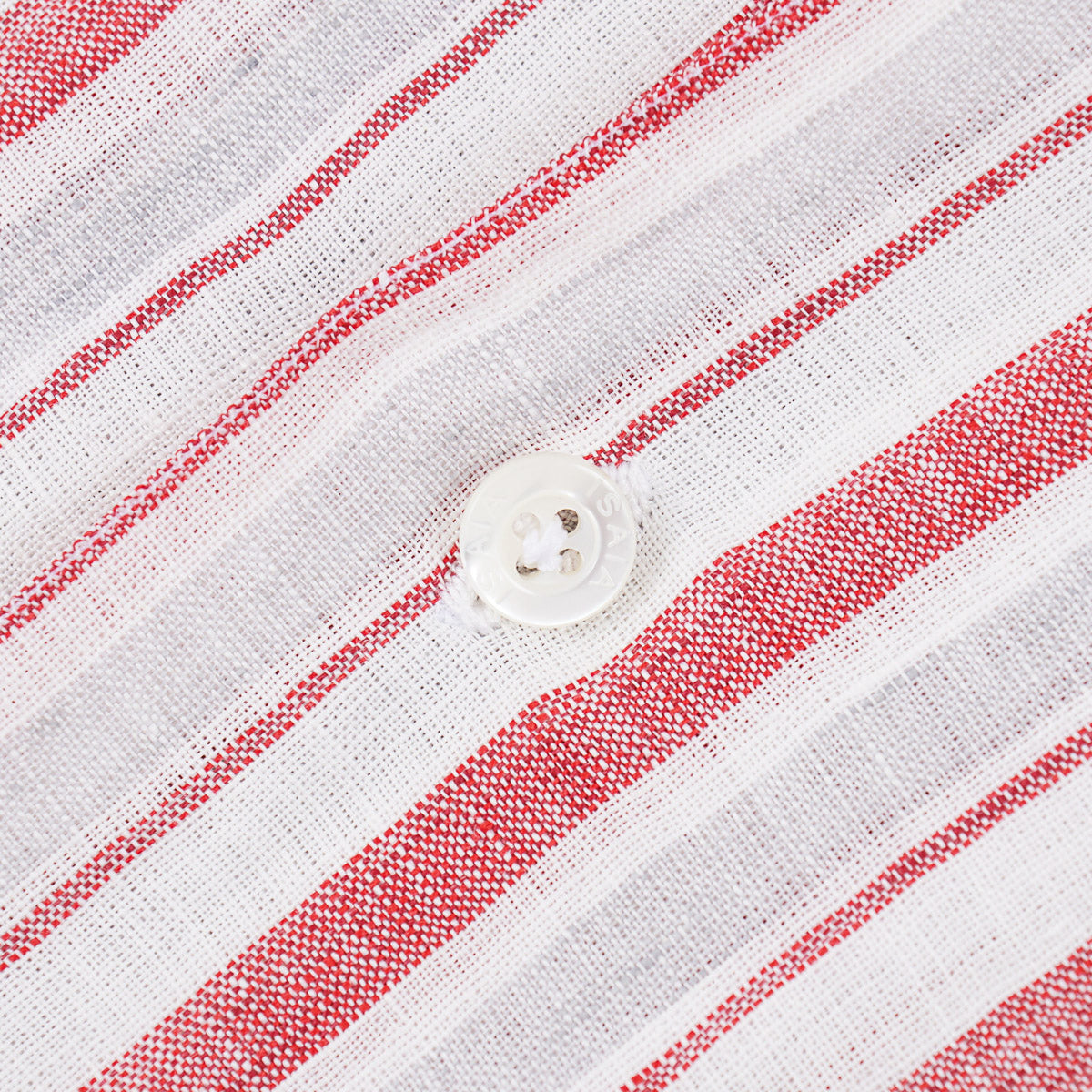 Isaia Linen Shirt with Camp Collar