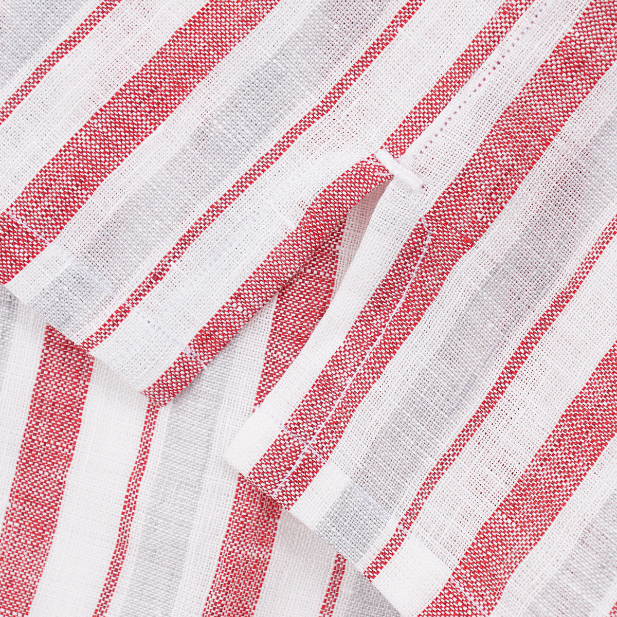 Isaia Linen Shirt with Camp Collar