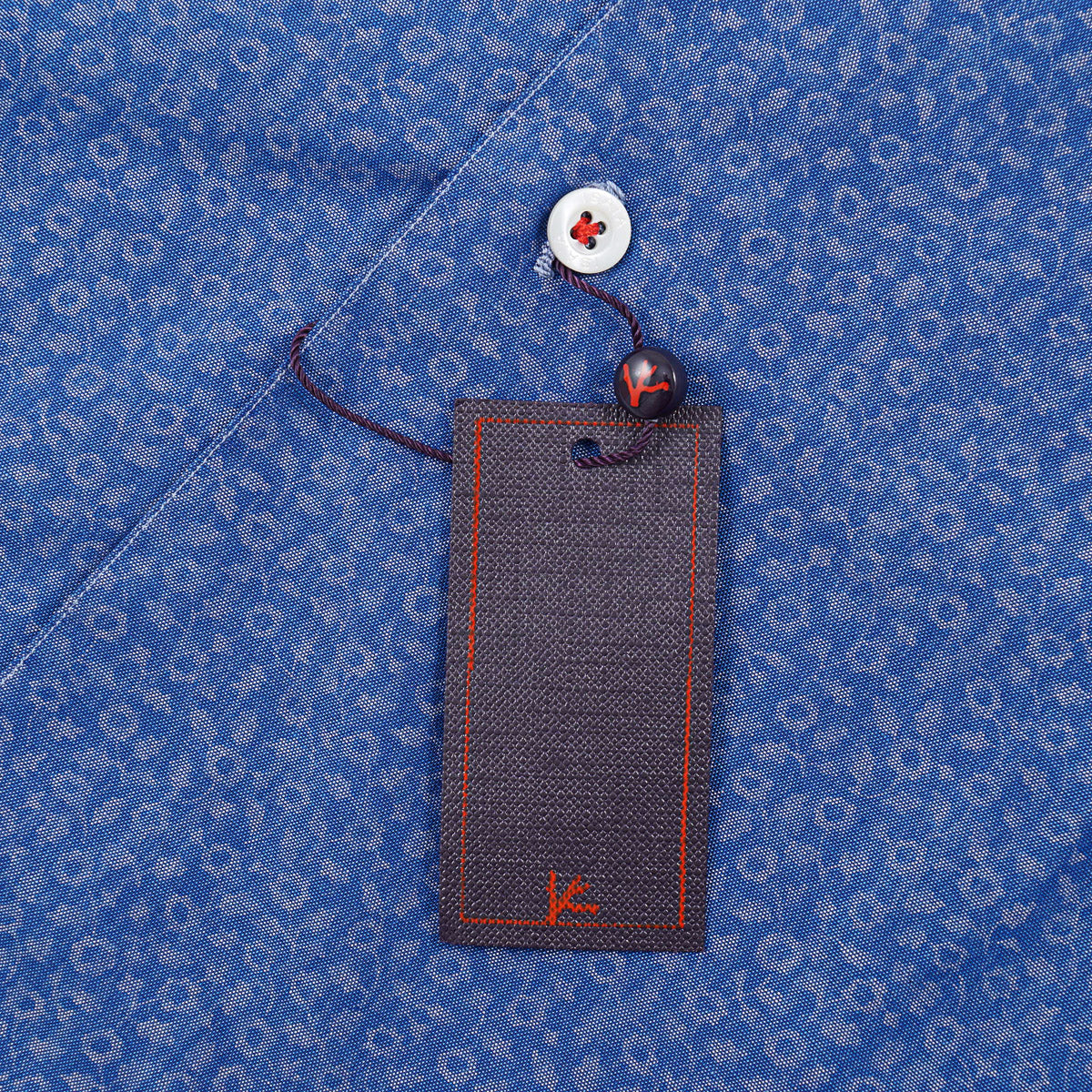 Isaia Printed Shirt with Camp Collar