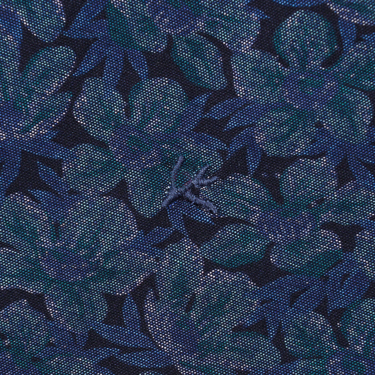 Isaia Printed Shirt with Camp Collar