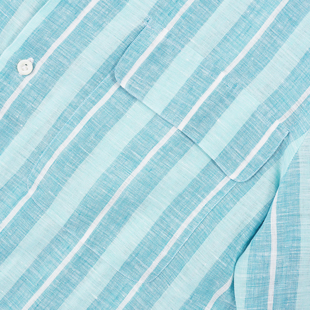 Isaia Linen Shirt with Camp Collar