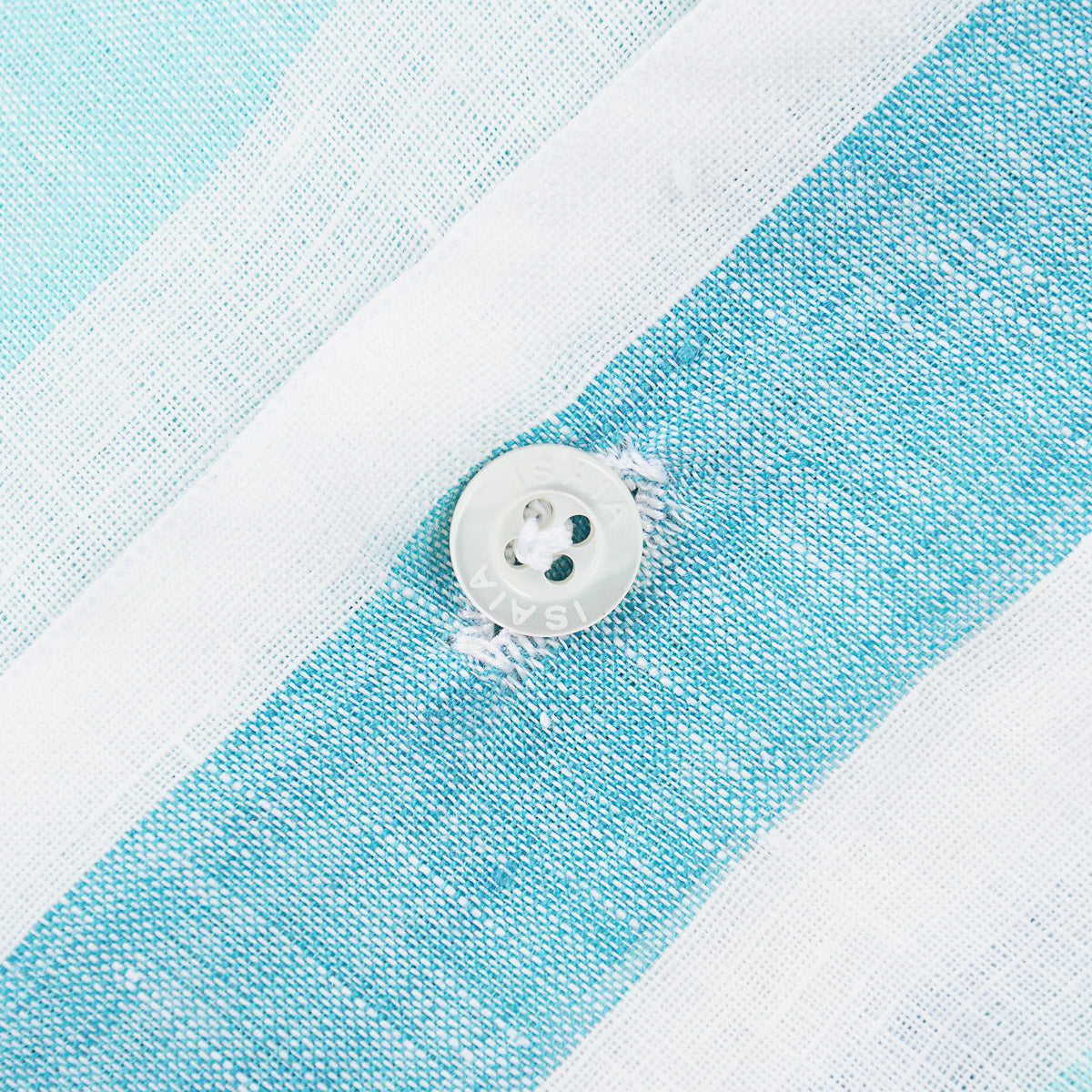 Isaia Linen Shirt with Camp Collar