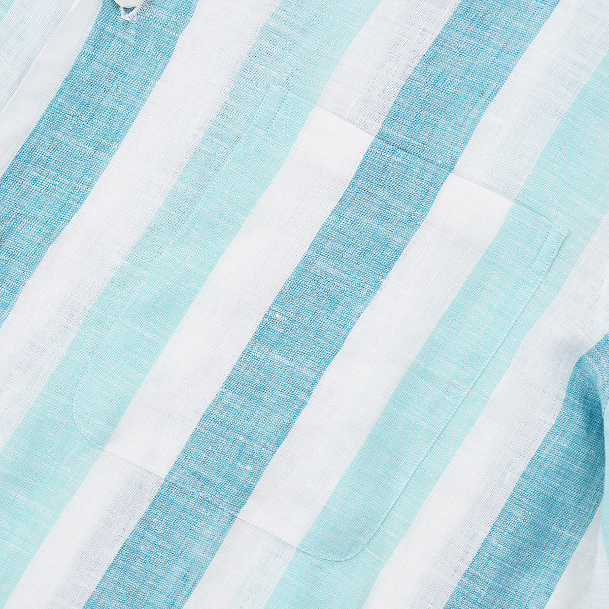Isaia Linen Shirt with Camp Collar