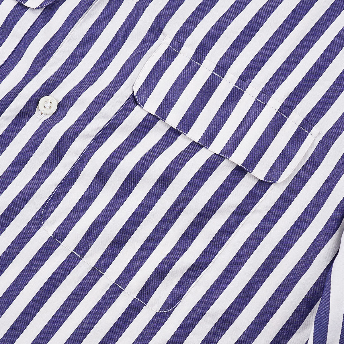 Isaia Cotton-Silk Shirt with Camp Collar