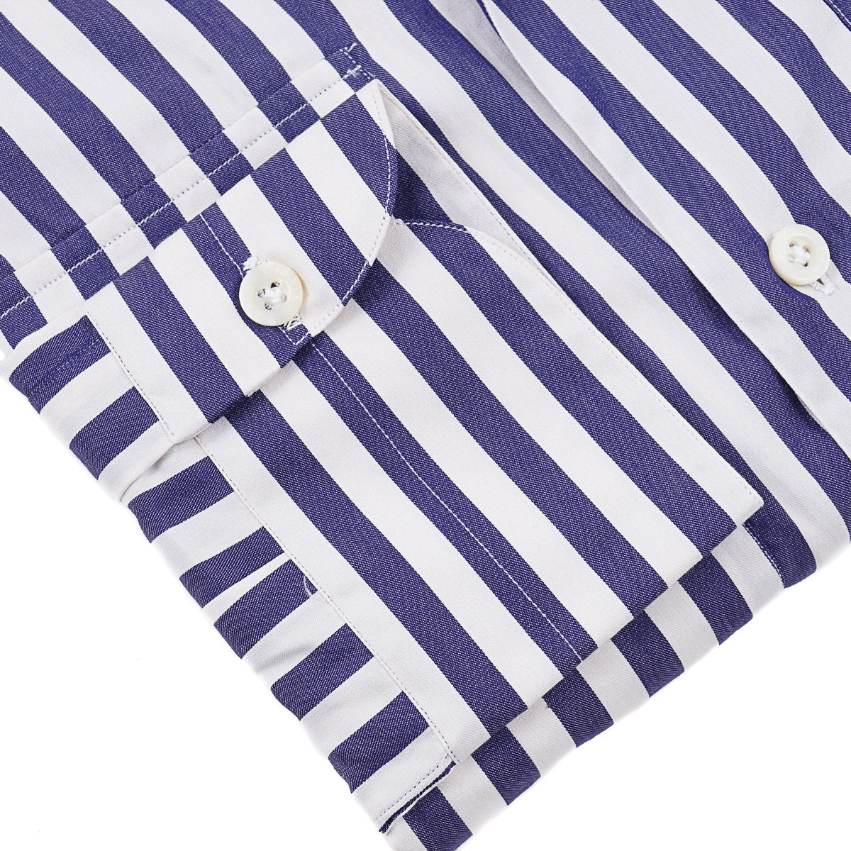 Isaia Cotton-Silk Shirt with Camp Collar