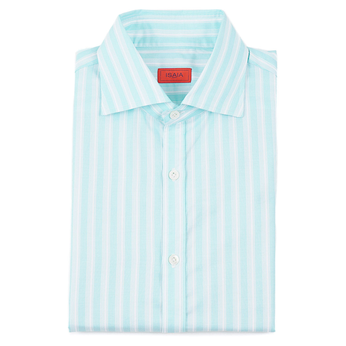 Isaia Short Sleeve Cotton Sport Shirt - Top Shelf Apparel