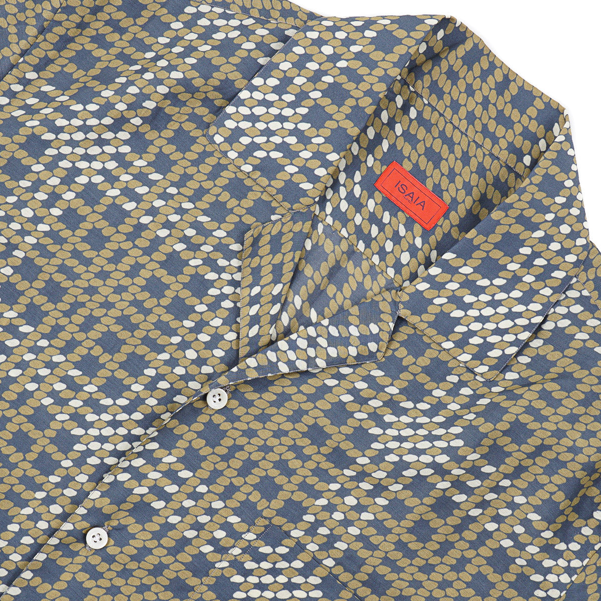 Isaia Printed Cotton and Silk Shirt - Top Shelf Apparel