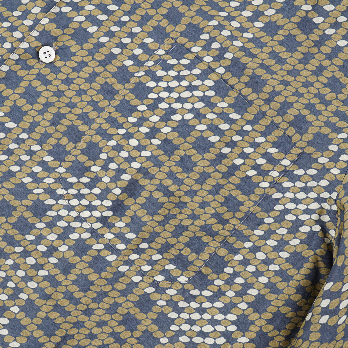 Isaia Printed Cotton and Silk Shirt - Top Shelf Apparel