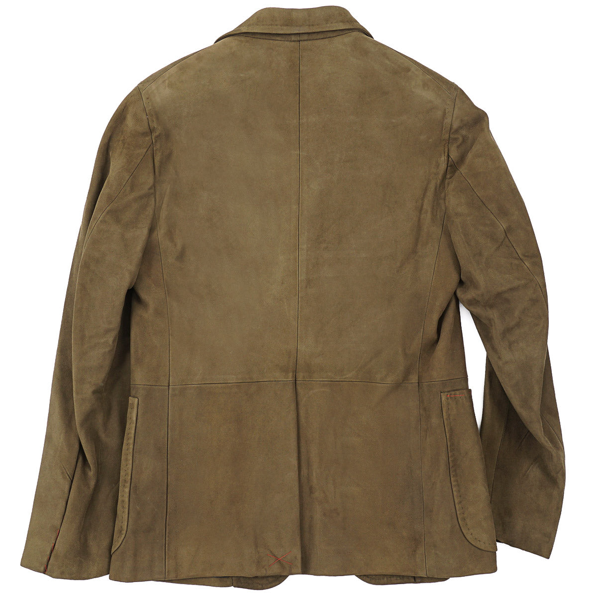 Isaia Soft Lamb Suede Leather Blazer