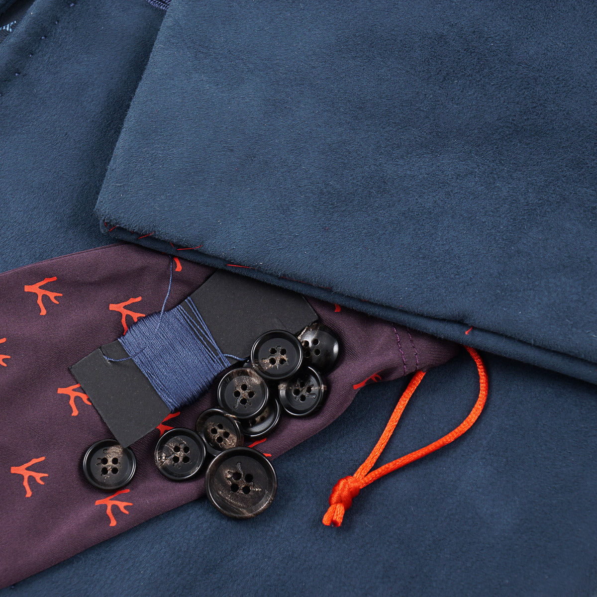 Isaia Soft Lamb Suede Leather Blazer