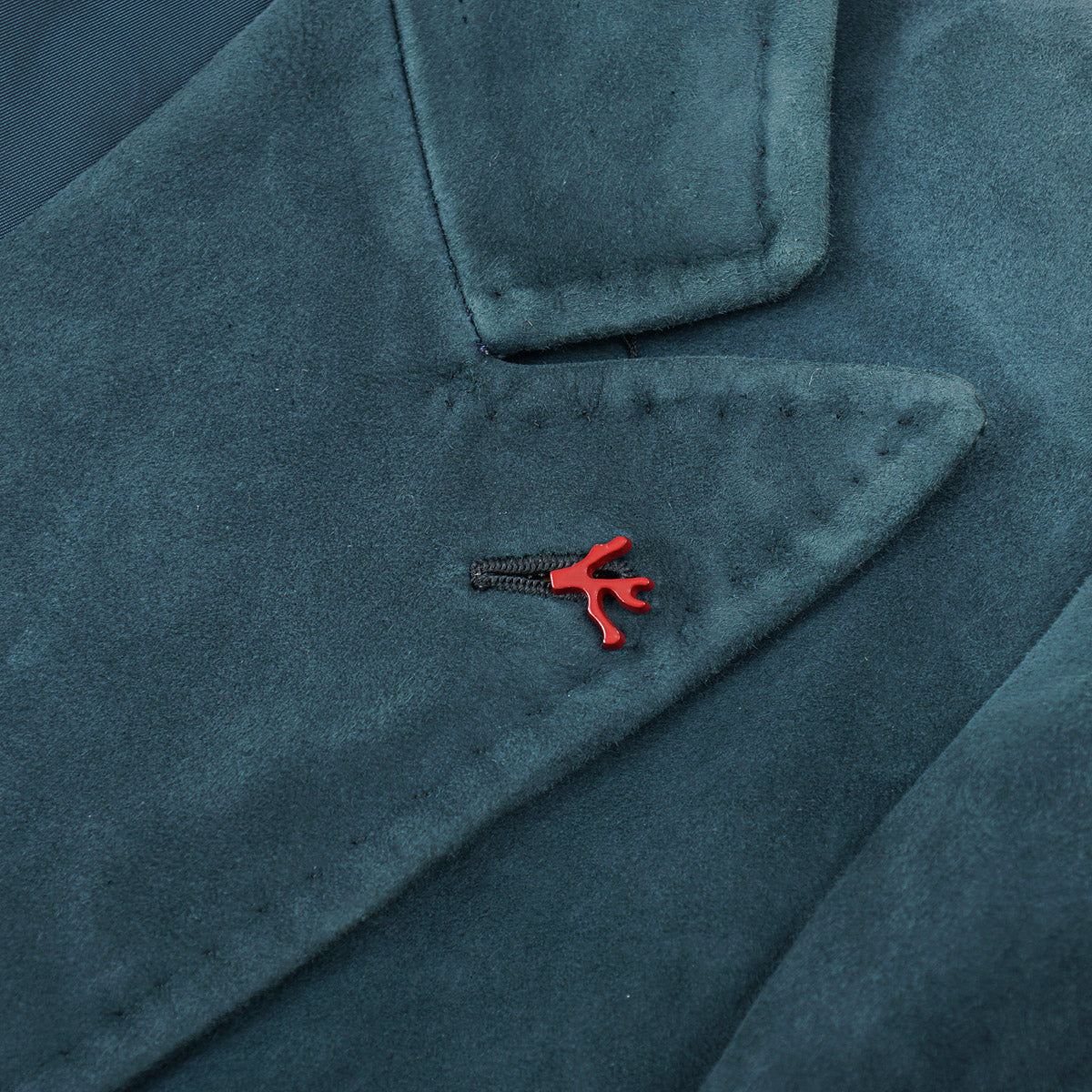Isaia Soft Lamb Suede Leather Blazer