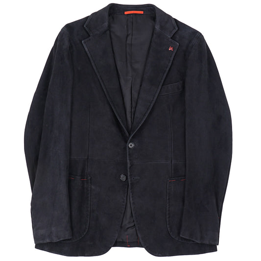 Isaia Soft Lamb Suede Leather Blazer - Top Shelf Apparel
