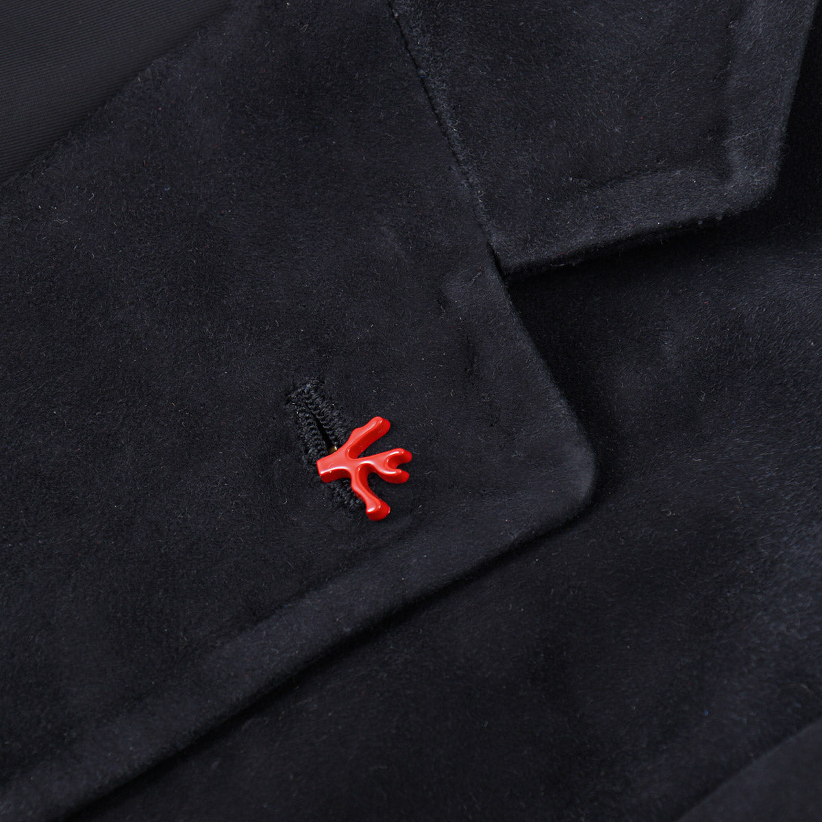 Isaia Soft Lamb Suede Leather Blazer