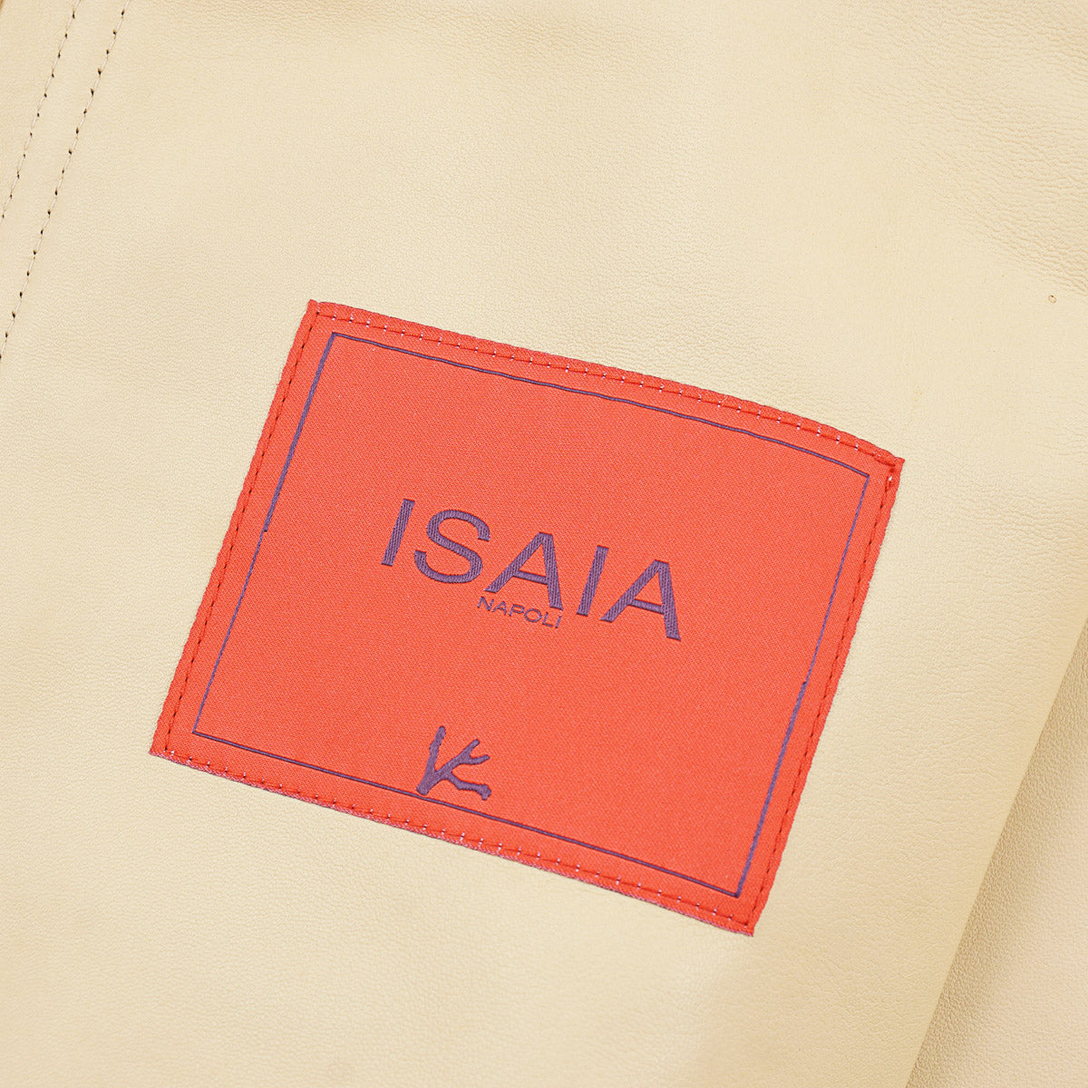 Isaia Lamb Suede Leather Overshirt Jacket