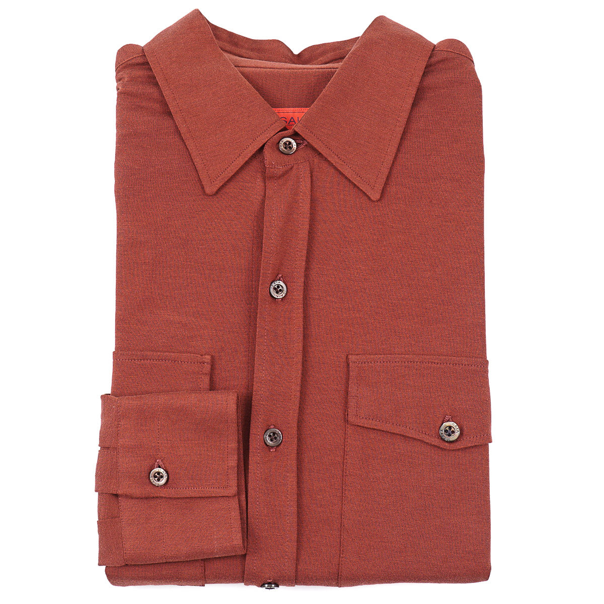 Isaia Jersey Silk-Cotton Shirt