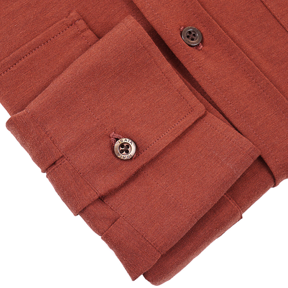 Isaia Jersey Silk-Cotton Shirt
