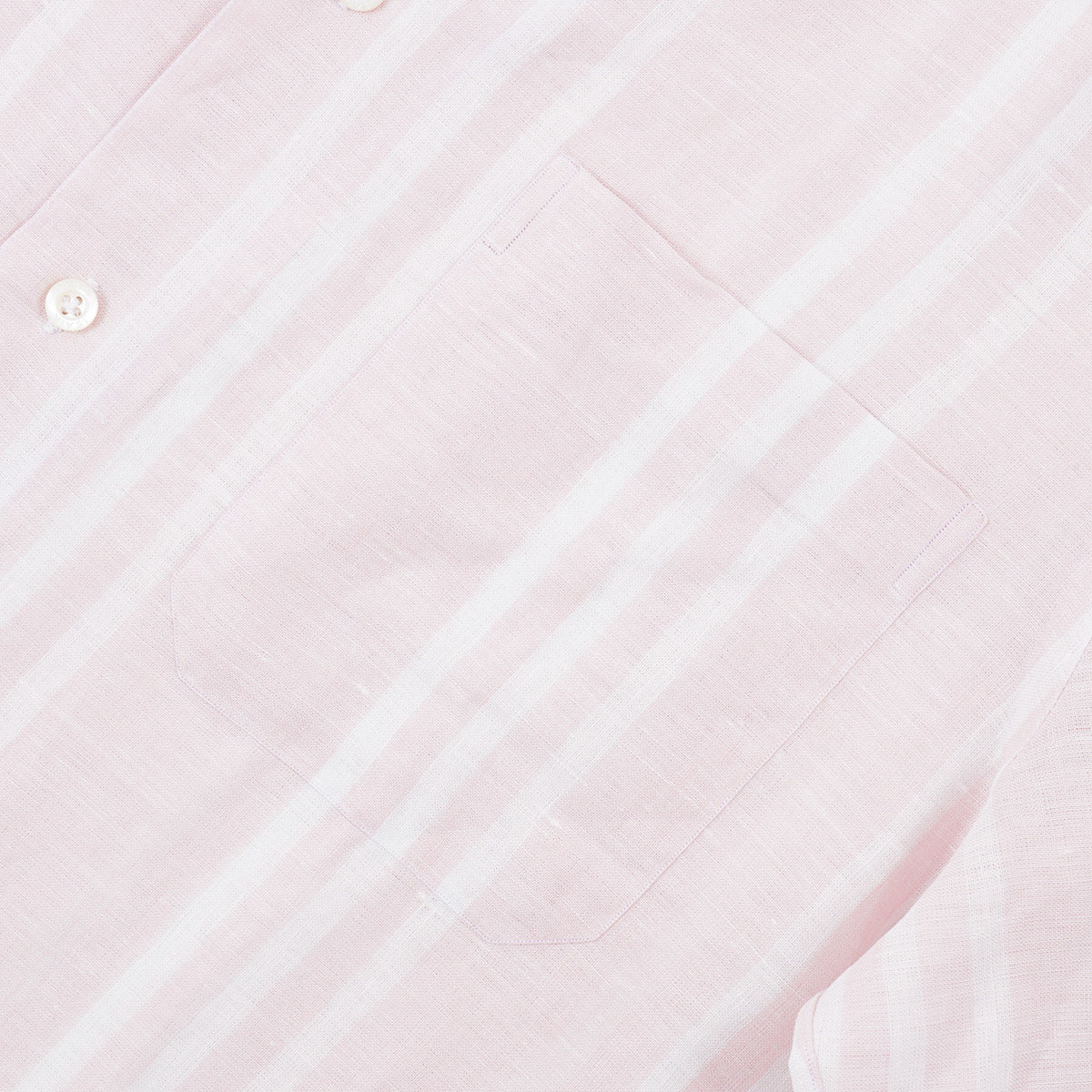 Isaia Linen Shirt with Camp Collar