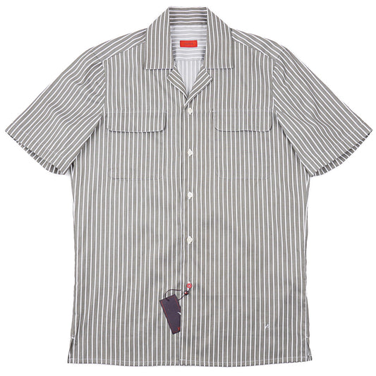 Isaia Printed Shirt with Camp Collar