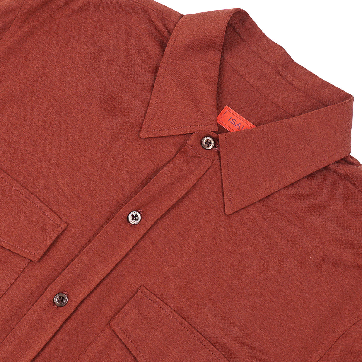 Isaia Jersey Silk-Cotton Shirt