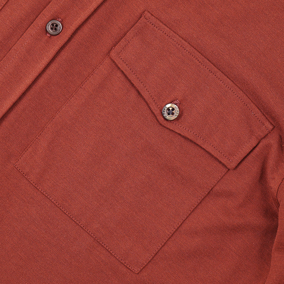 Isaia Jersey Silk-Cotton Shirt