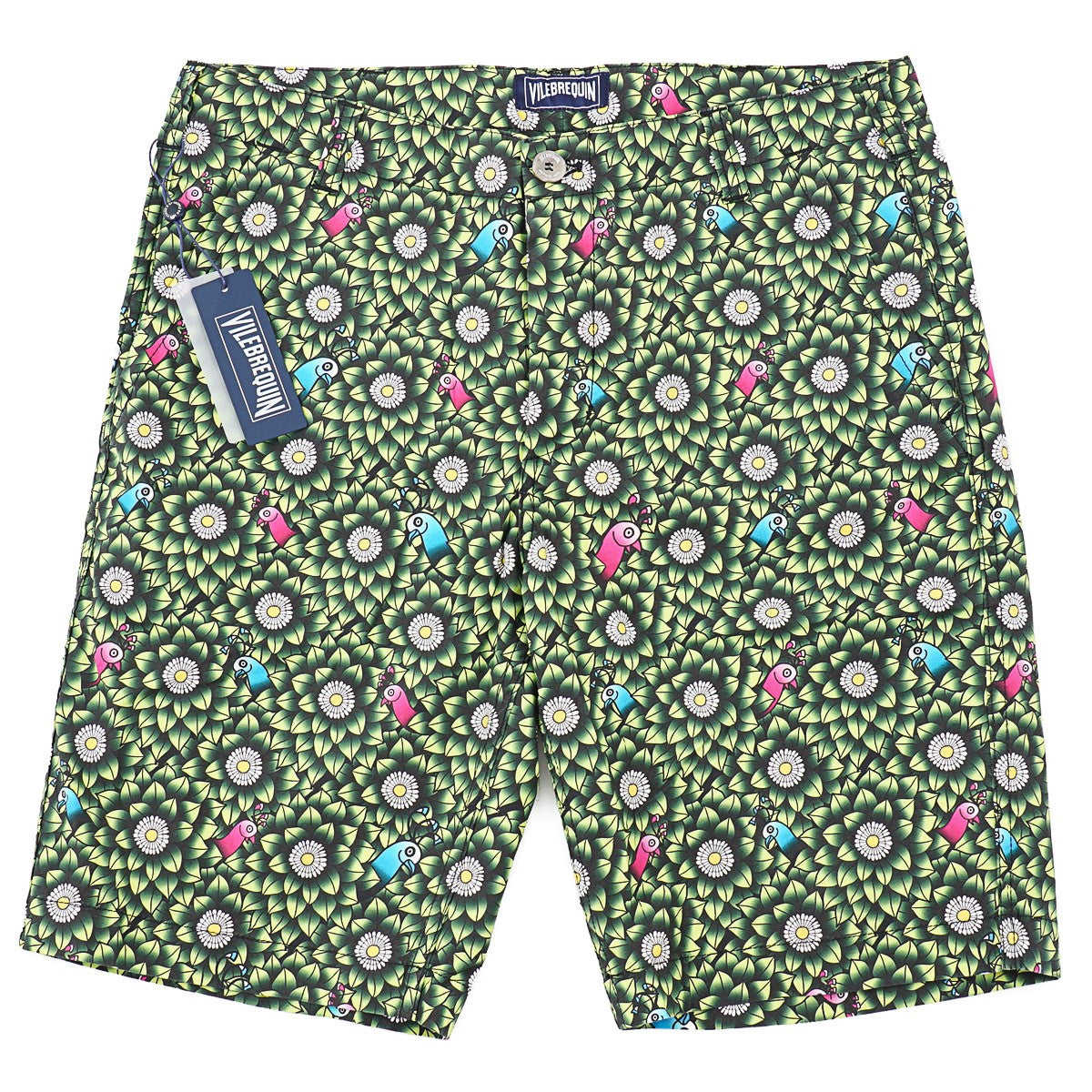Vilebrequin Printed Cotton Bermuda Shorts