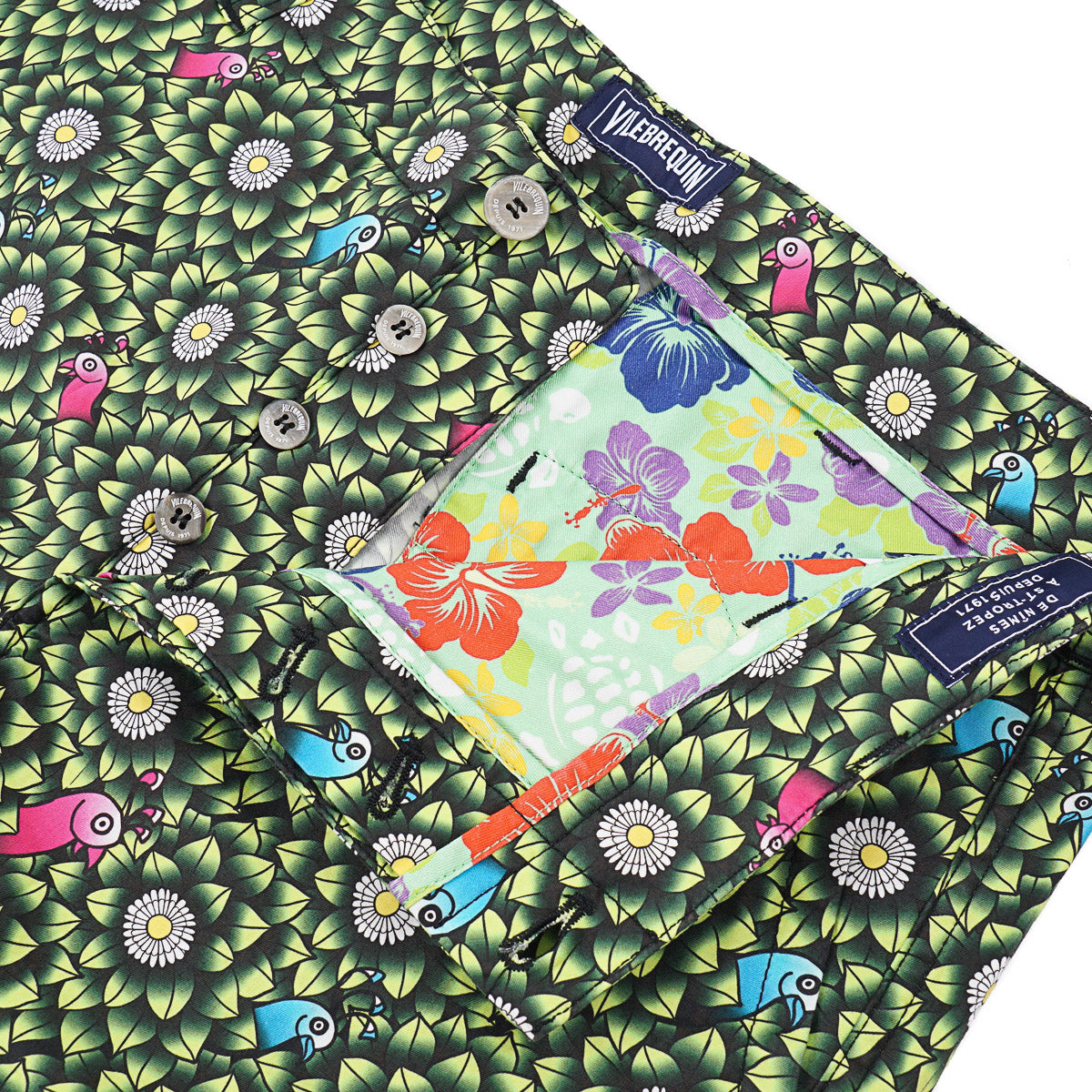 Vilebrequin Printed Cotton Bermuda Shorts