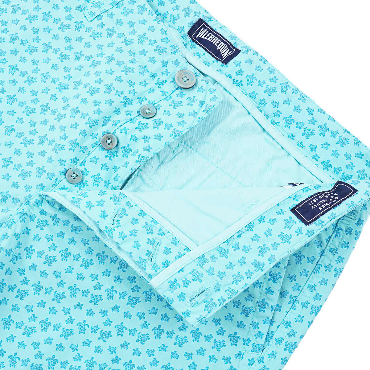 Vilebrequin Printed Cotton Bermuda Shorts