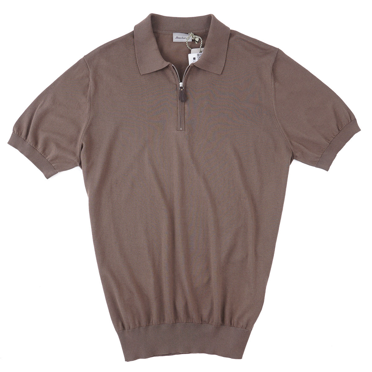 Sartorio Short-Sleeve Zipped Polo Sweater - Top Shelf Apparel