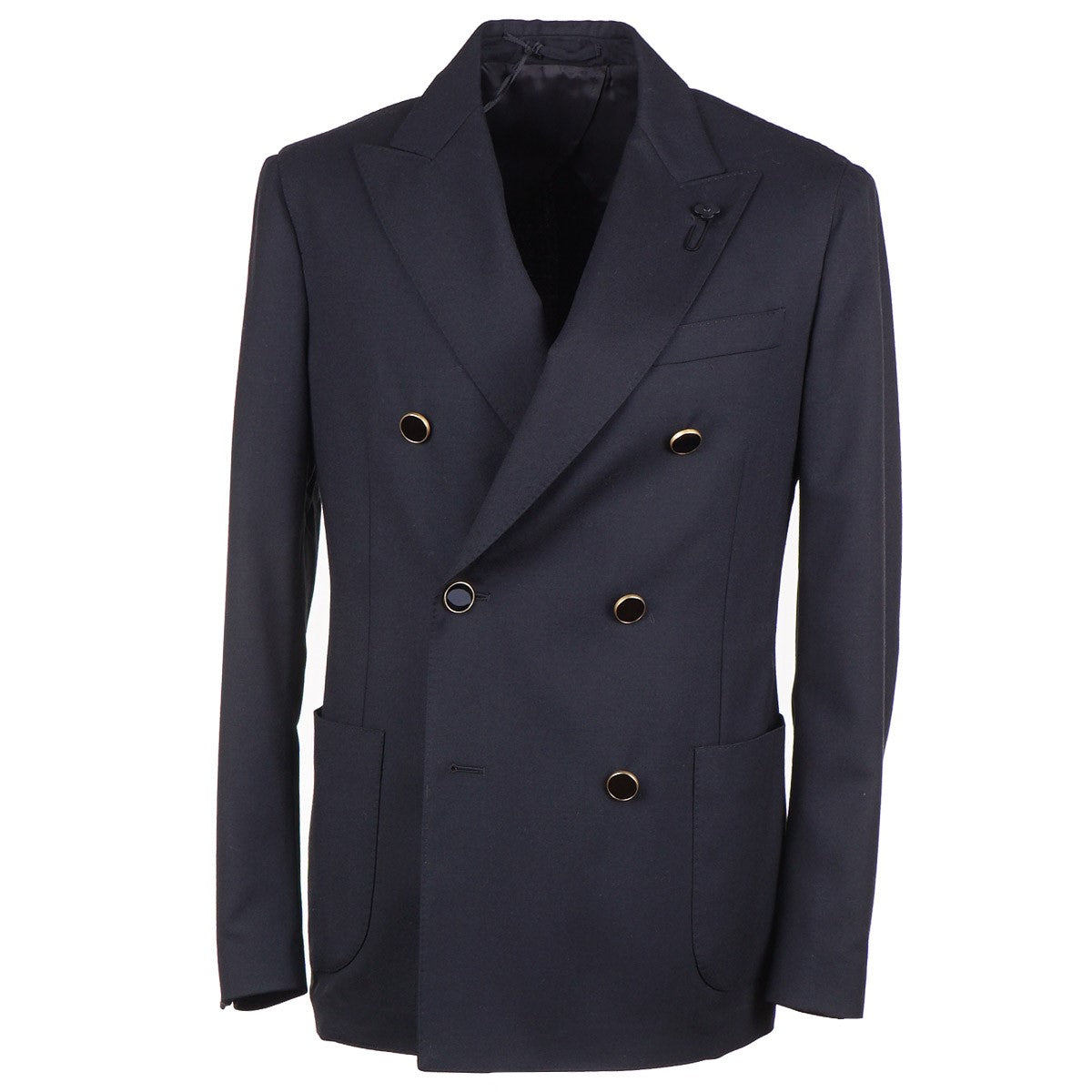 Lardini Double-Breasted Wool Blazer - Top Shelf Apparel