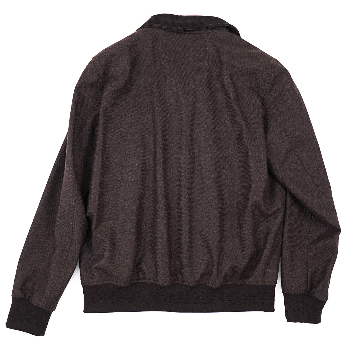 Isaia Snap-Front Cashmere Varsity Jacket